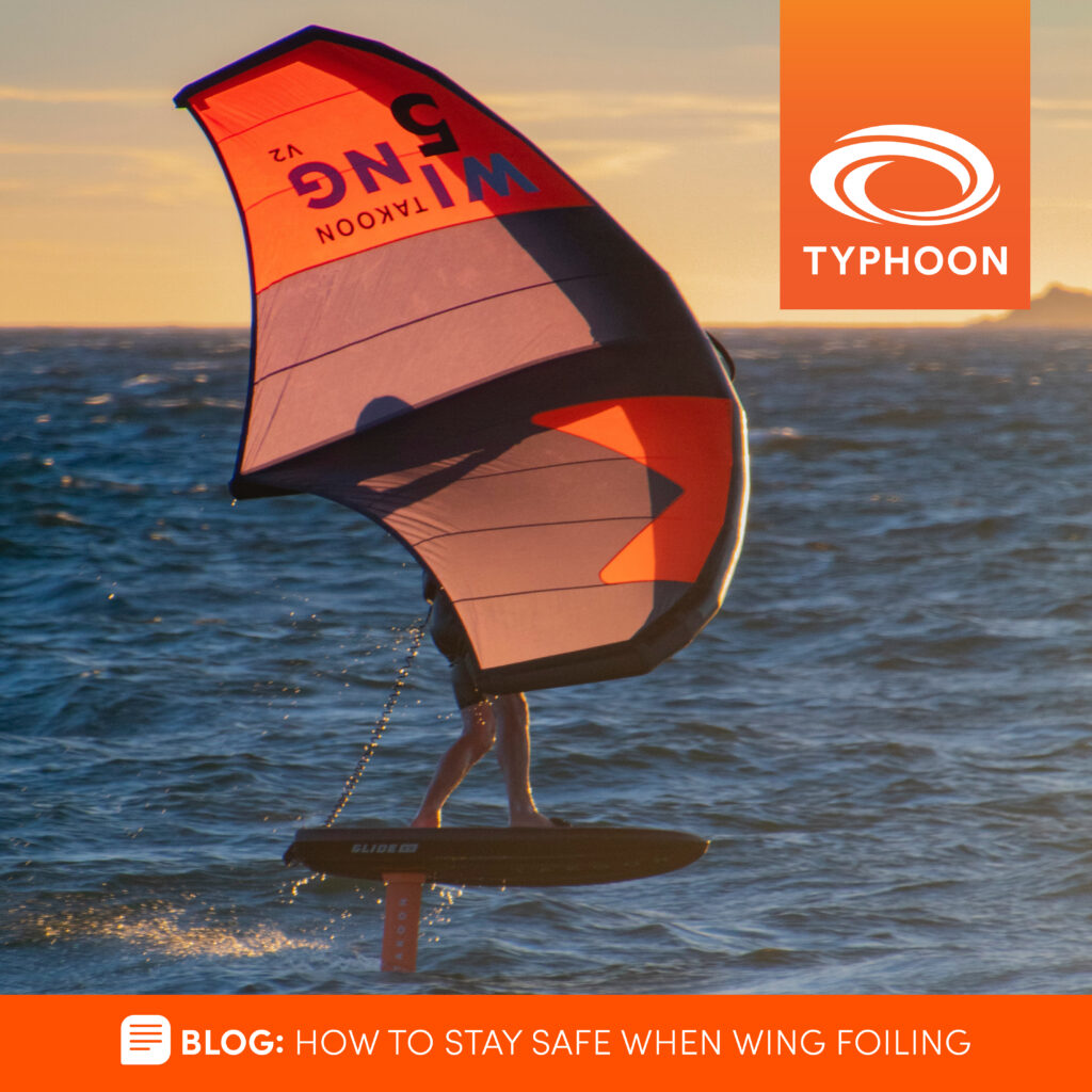 How to stay safe when wing foiling
